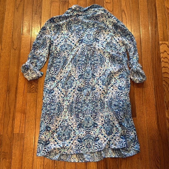 Lilly Pulitzer Lillith Tunic Dress - Call My Shell Phone - Picture 4 of 4